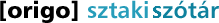 [origo]
 SZTAKI Szótár